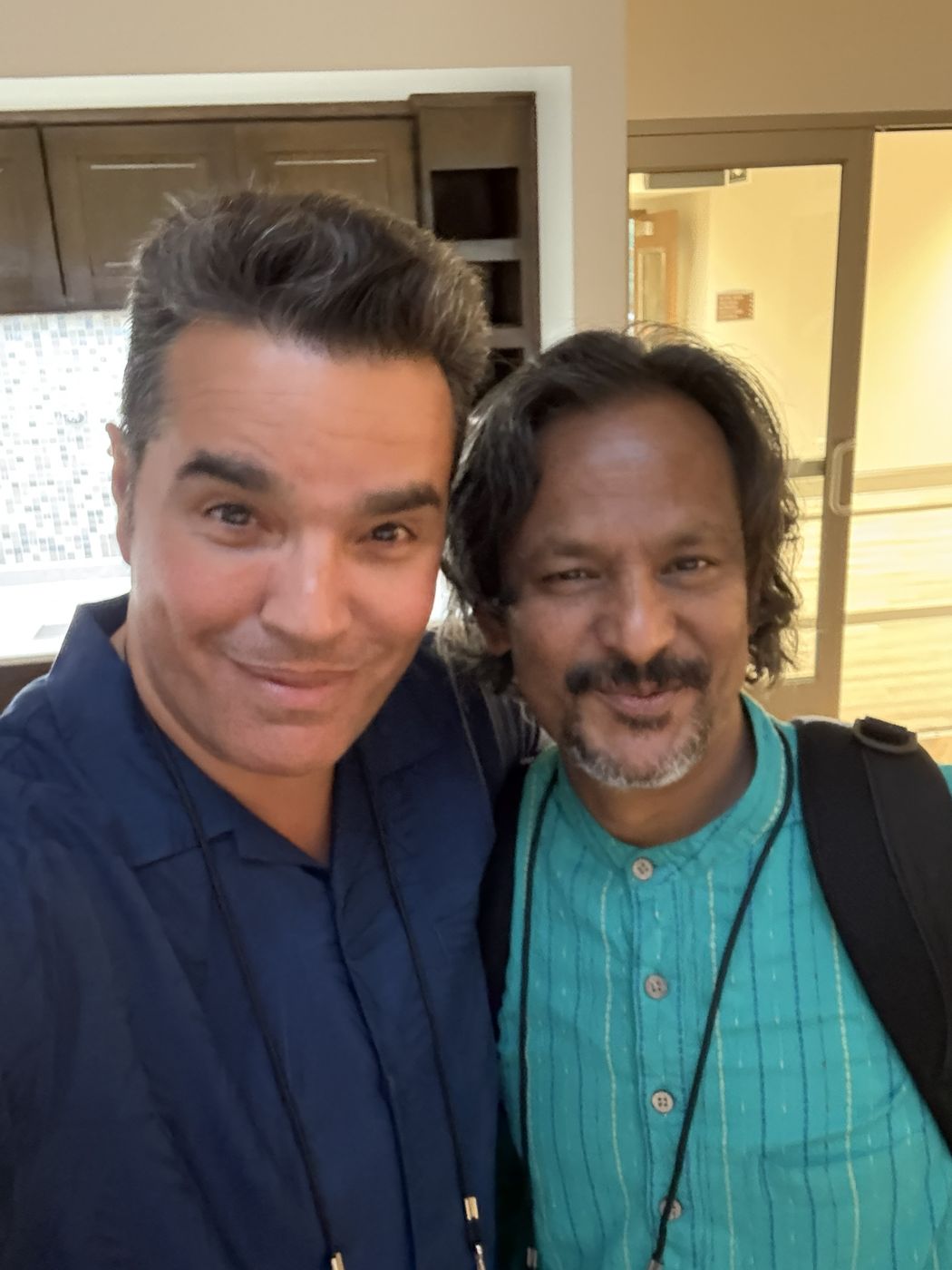 Con el Dr. Shan Lakshmanan, Ph.D